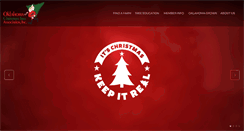 Desktop Screenshot of okchristmastrees.com
